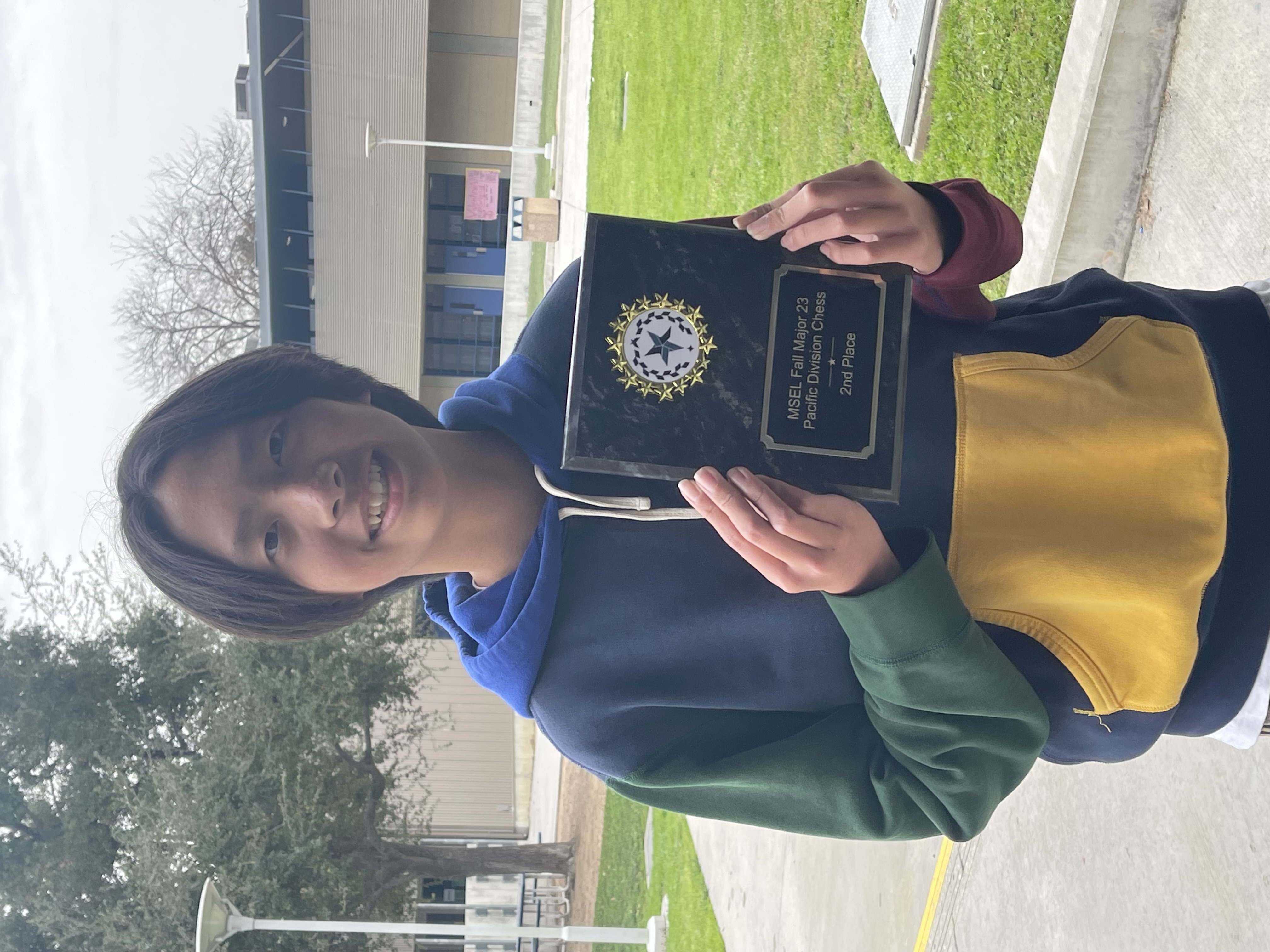 haoxuan in 8th grade